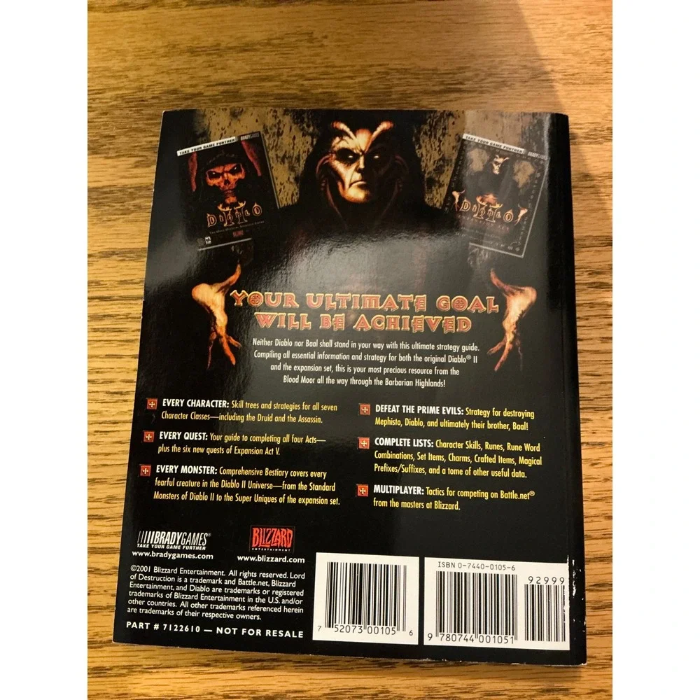 Diablo II Ultimate Strategy Guide BradyGames‎ Bart Farkas Game Walkthrough